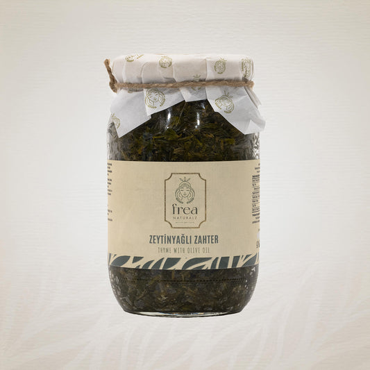 Zahter with olive oil